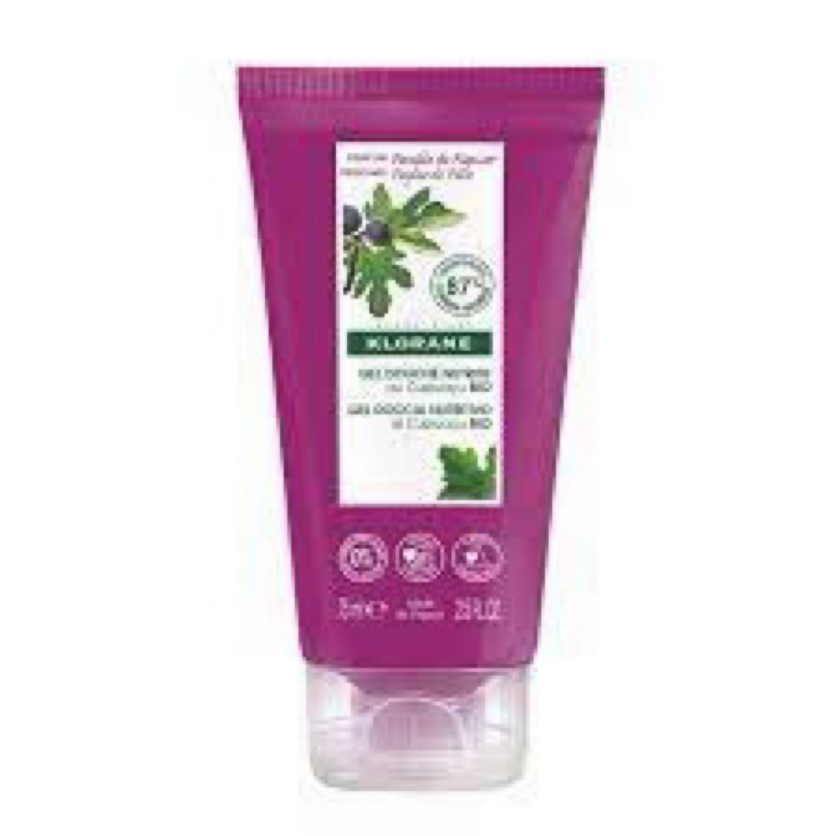KLORANE Nourishing Shower Gel with Organic Cupuaçu Fig Leaf 75ml