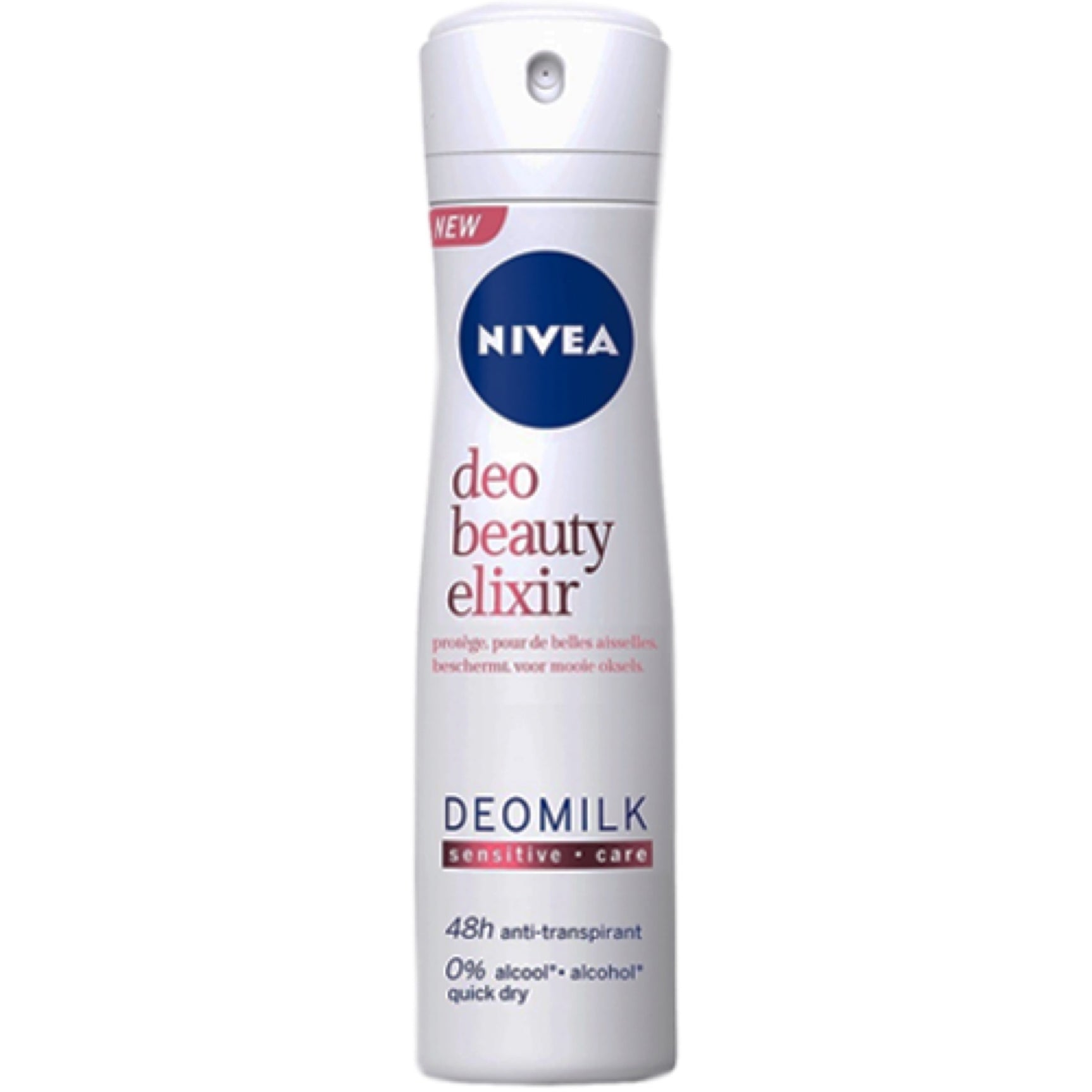 Nivea Deo Beauty Elixir Sensitive Care Deoleche Spray Antitranspirante
