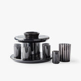 Kiddush Wine Fountain Set: Smoke_White