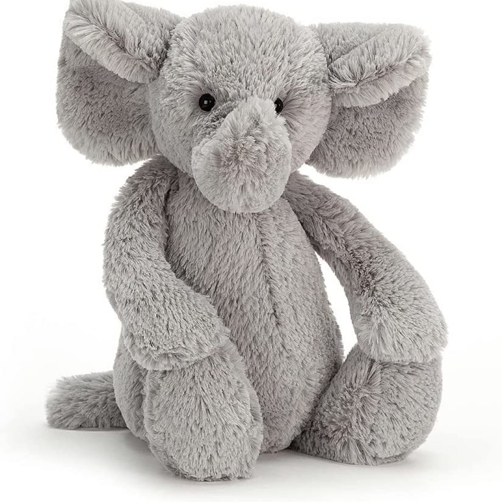 Jellycat Bashful Grey Elephant Stuffed Animal