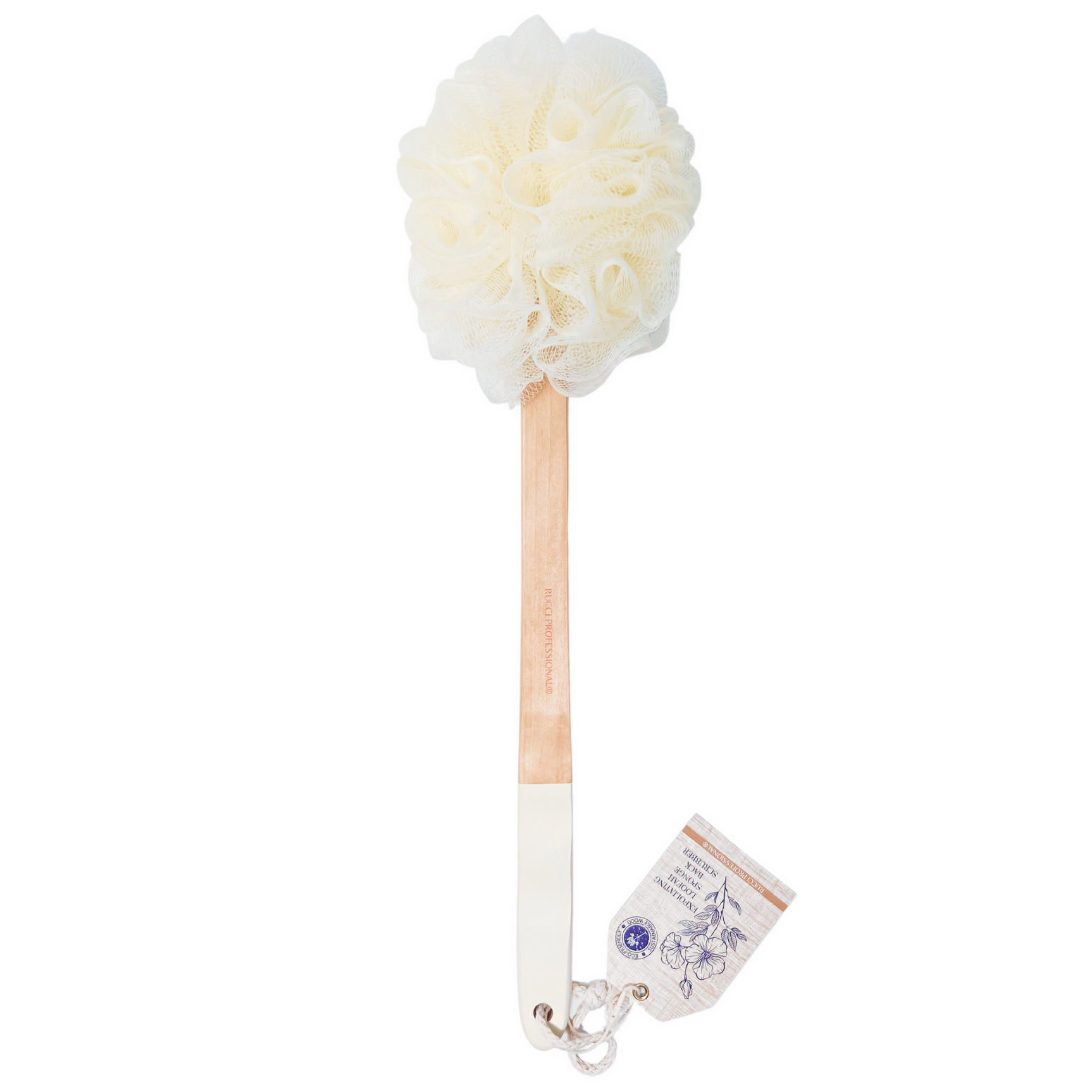SP109 Loofah Back Brush: Pink - Image 4