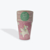 Sass & Belle Set of 8 Rainbow Unicorn Paper Cups