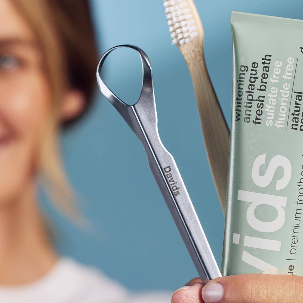Davids Premium Toothpaste Davids professional tongue scraper - Image 7
