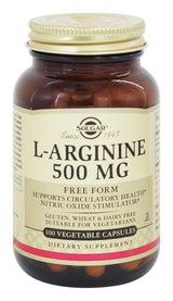 Solgar L-Arginine 500 mg 100 Veg caps