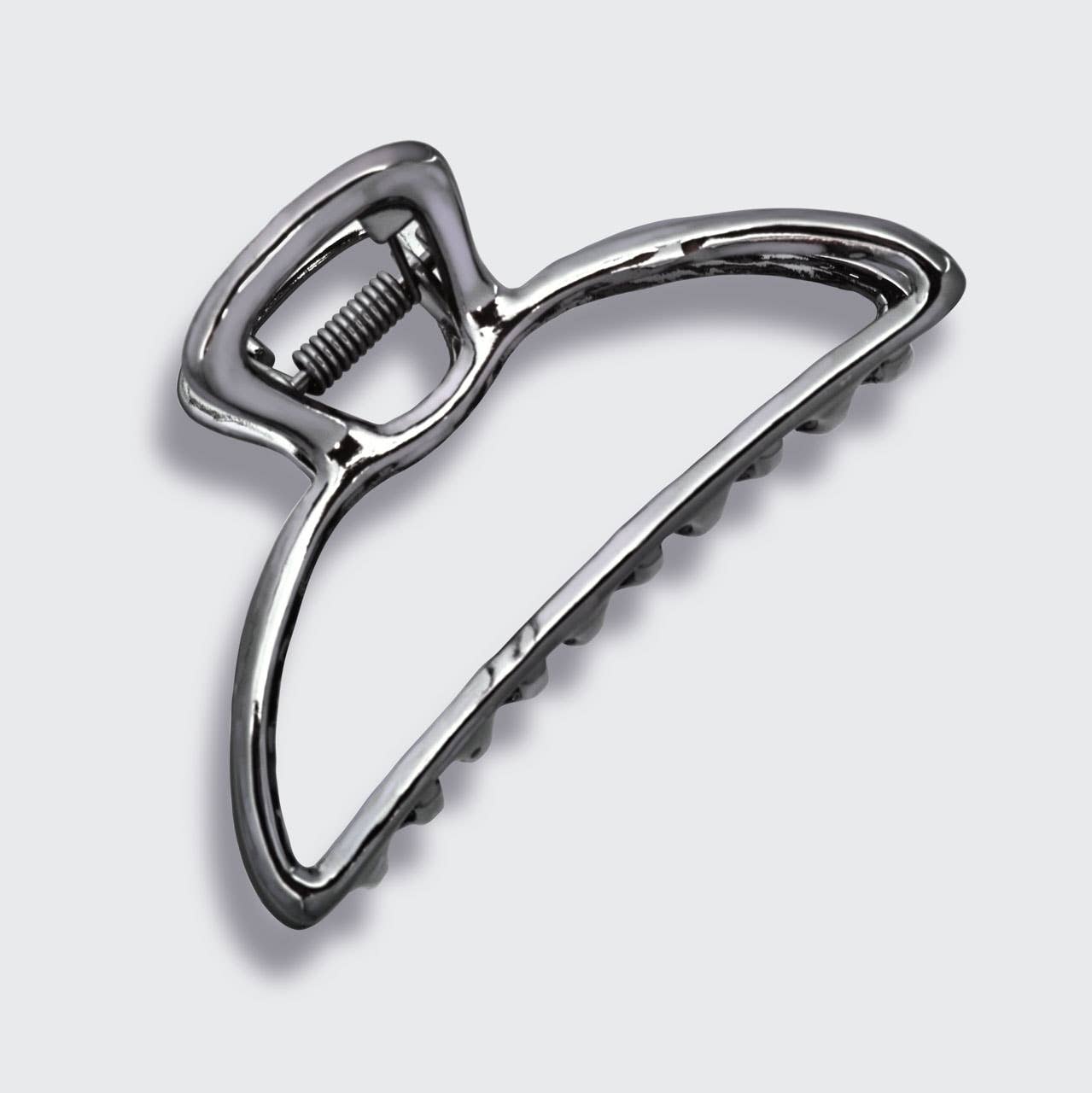 KITSCH Open Shape Claw Clip - Hematite - Image 3