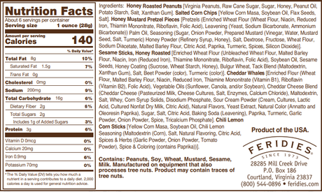 6oz Tin 5 O'clock Crunch Snack Mix