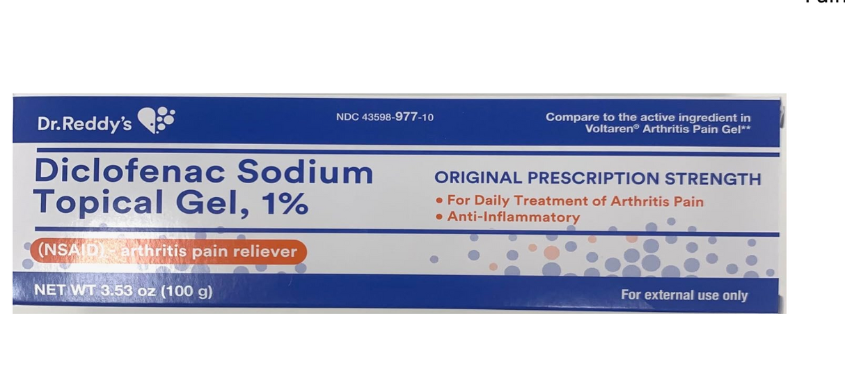 Dr. Reddy's Diclofenac Sodium Tropical Gel, 1%