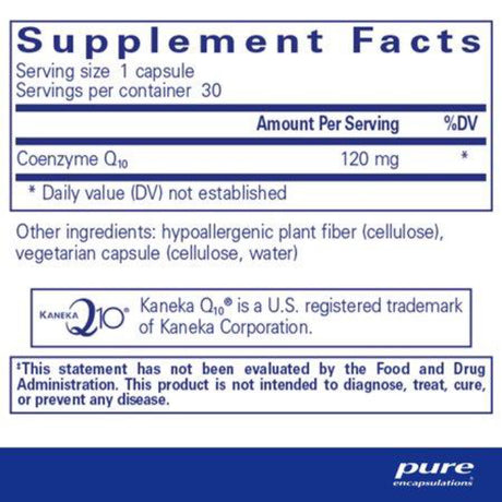Pure Encapsulations COQ10 120 mg