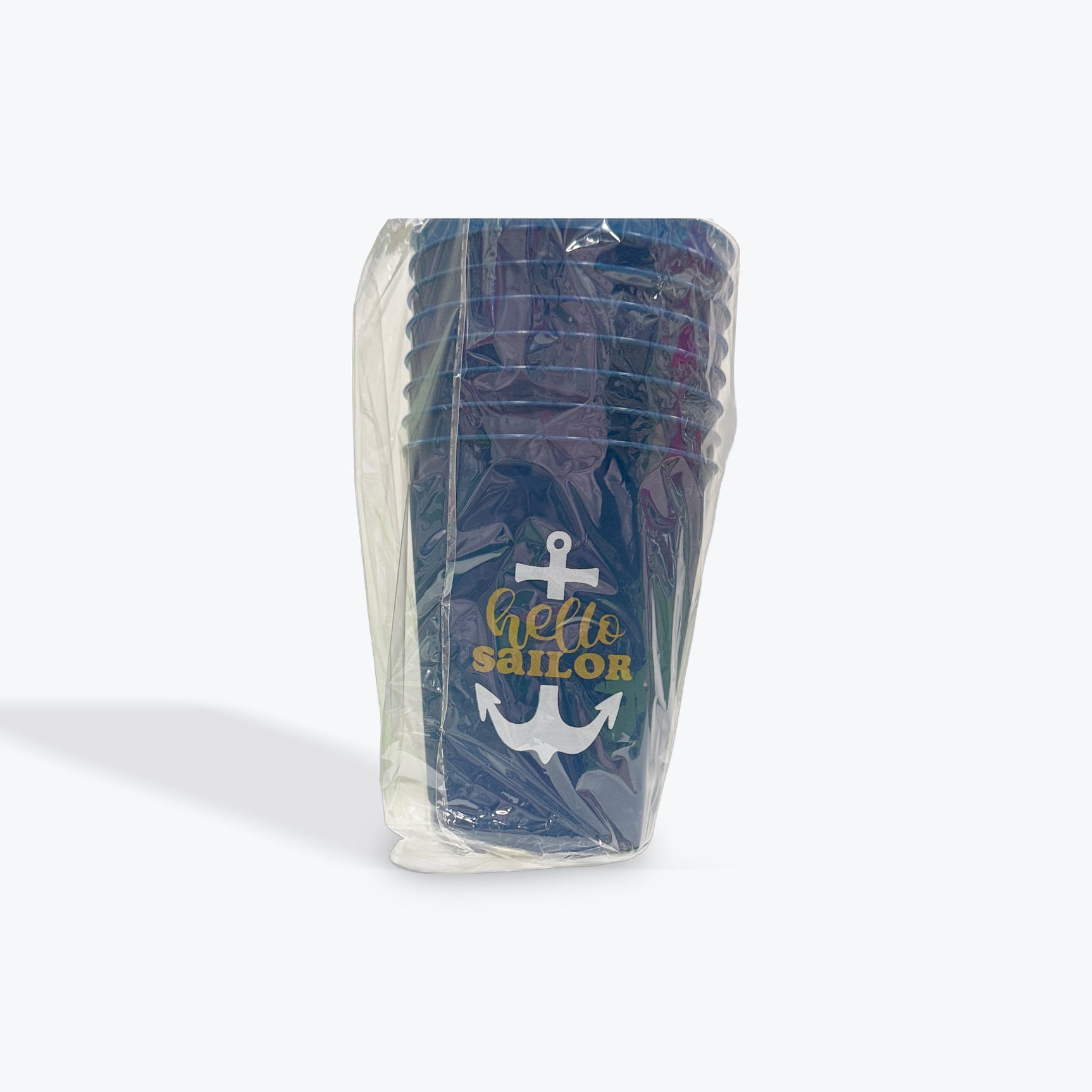 Slant Collection 16 oz Cocktail Party Cups - Hello Sailor