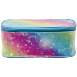 Shimmering rainbow cosmetic case
