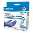 Caremates 01613020 Nitrile Powder Free Gloves, One Size