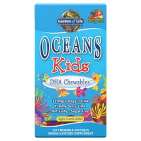Garden of Life Oceans Kids DHA Chewables 120 Chewable Softgels