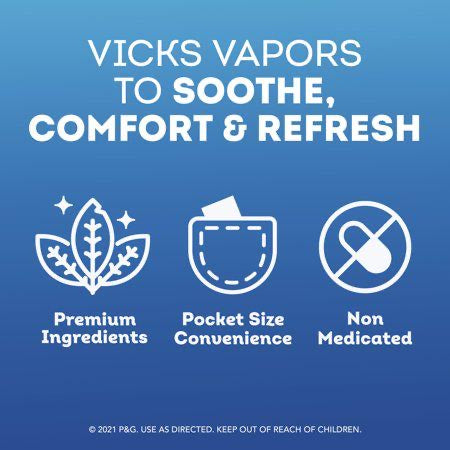 Vicks Vapoinhaler Portable Nasal Inhaler -medicated