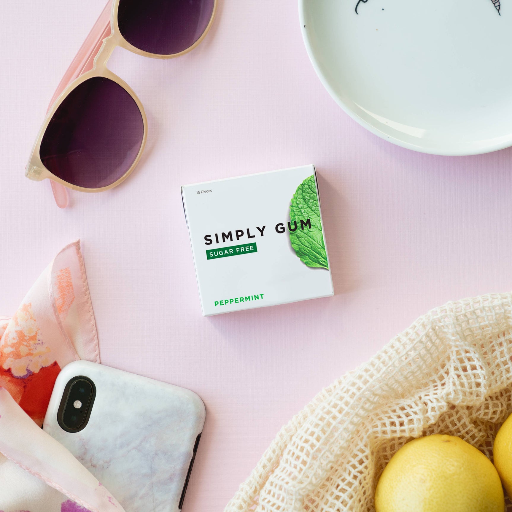 Sugar Free Peppermint Gum - Natural + Plastic-Free - Image 6
