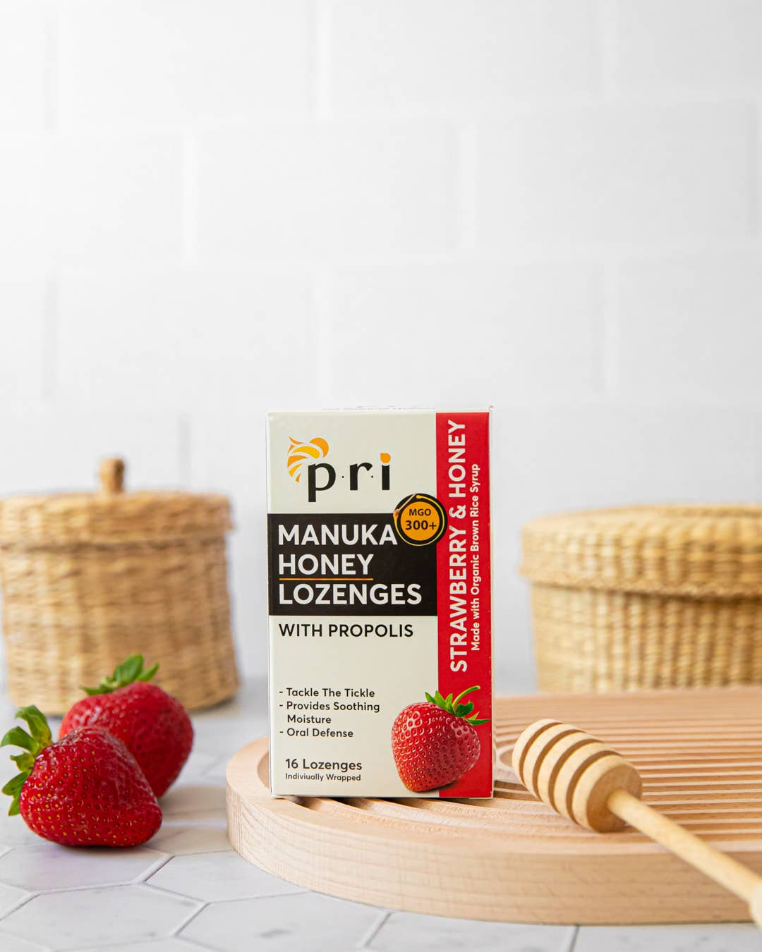 Manuka Health Manuka Honey Strawberry Lozenges - Image 3