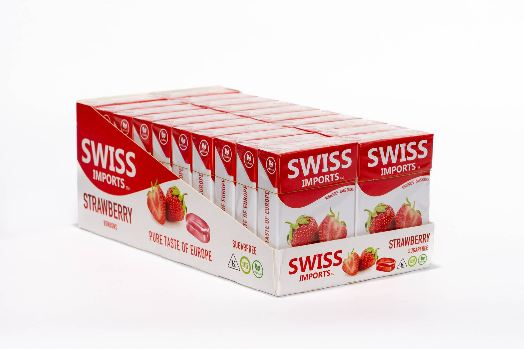 Swiss Imports Bonbons Sugar Free Strawberry Candy 40g - Image 2