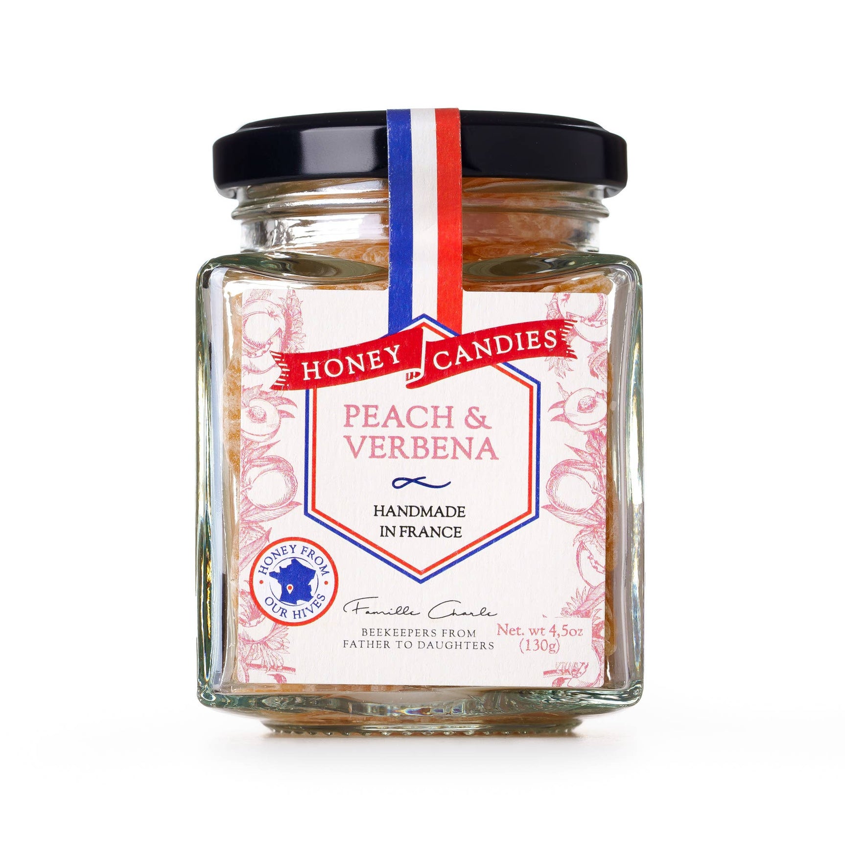 Honey Candies Peach & Verbena (130g): French - Image 2