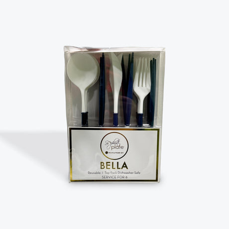 Sophisti plate 24 pcs flatware set Bella