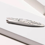 TWEEZERMAN Mini Slant Tweezer Marble