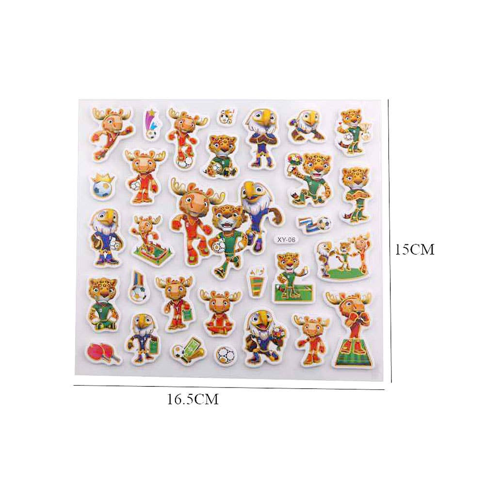 12PCS - FIFA World Cup 2026 Mascot Character Sticker Set
