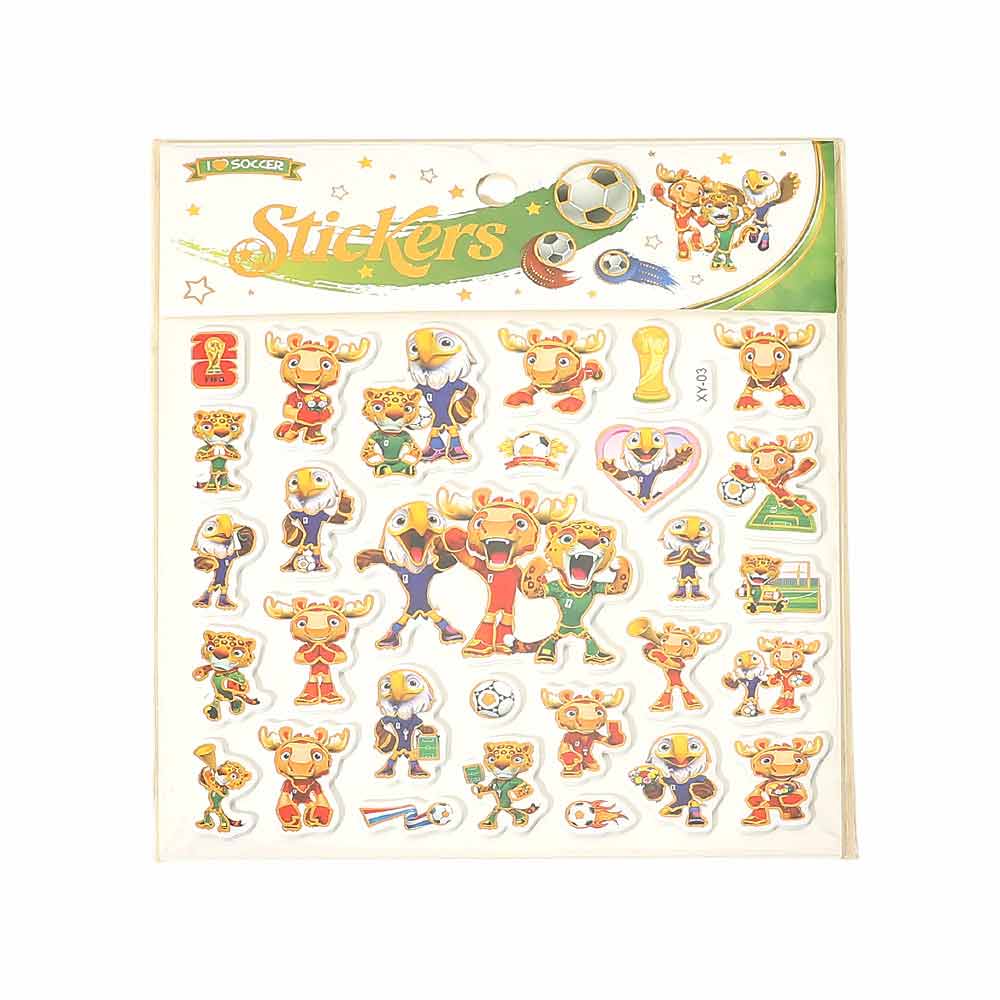 12PCS - FIFA World Cup 2026 Mascot Character Sticker Set