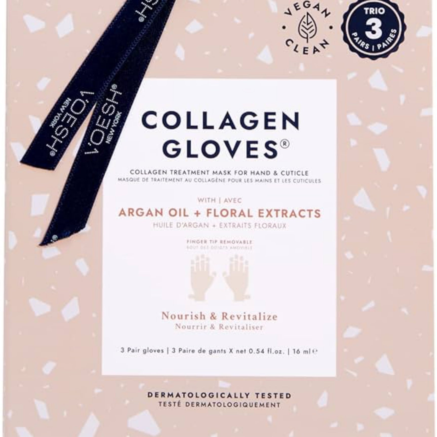 Voesh Collagen Gloves with Argan Oil + Floral Extracts