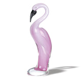 Murano Style Art Glass 13" Pink Flamingo
