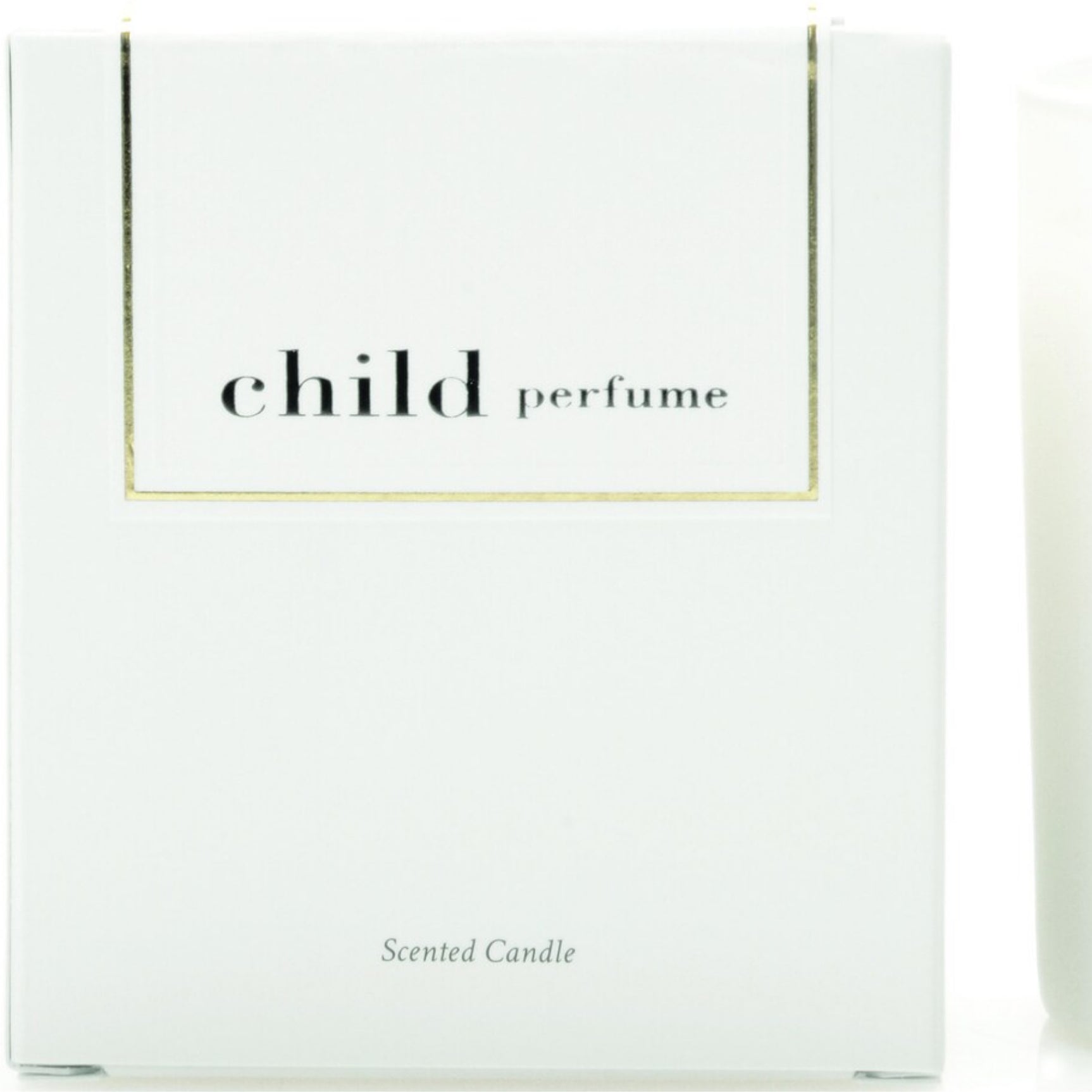 Child perfume scented candle