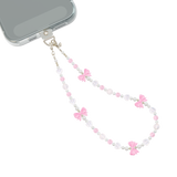 Pink Bow Phone Charm