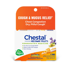 Boiron Chestal Pellets for Cough and Mucus Relief, Nasal or Chest Congestion, and Sore Throat Relief