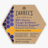 Zarbees naturals 96% honey cough soothers + immune support