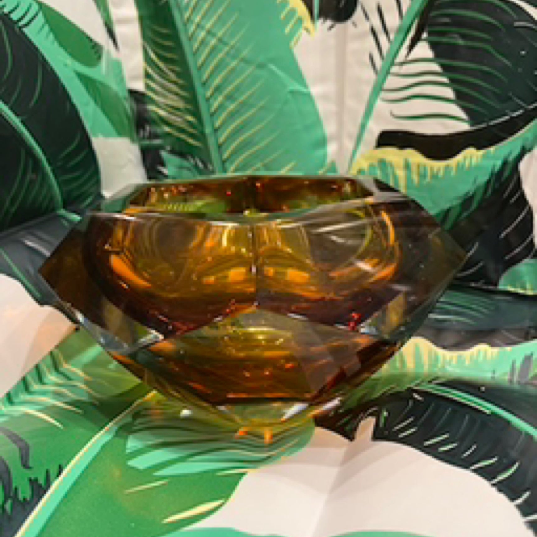 Zodax Hexagon Glass Bowl