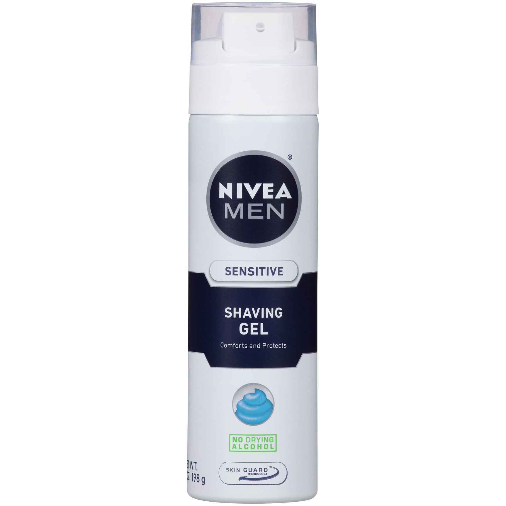 NIVEA For Men Shaving Gel, Sensitive