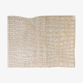 Apeloig Collection Challah Cover Hebrew Type: Cream