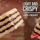 Bauducco Hazelnut Wafers - Crispy Wafer Cookies with 3 Delicious, Indulgent Decadent Layers of Hazelnut Flavored Cream - Delicious Sweet Snack or Desert