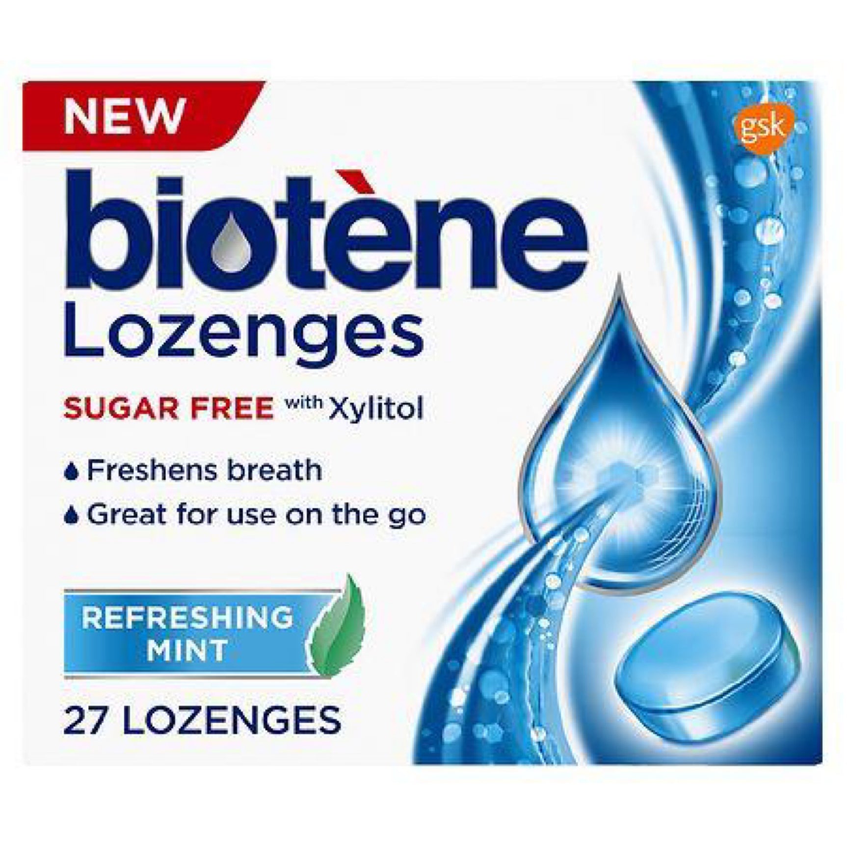 Biotene Dry Mouth Lozenges for Fresh Breath Mint