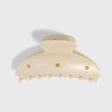 KitschPop™️Curved Claw Clip 7pc Set Vintage- Pearlized Cream - Image 4