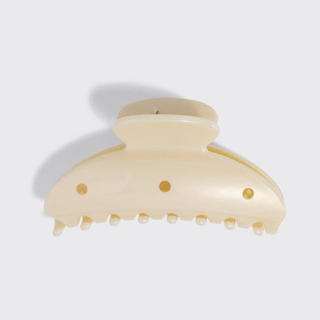 KitschPop™️Curved Claw Clip 7pc Set Vintage- Pearlized Cream - Image 4