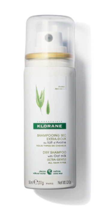 KLORANE Travel Size Dry Shampoo with Oat Milk 50 ml