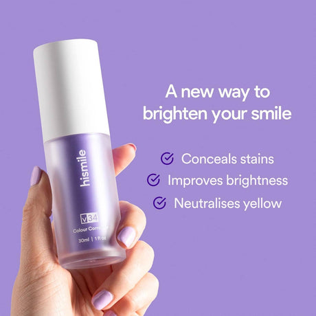 Hismile v34 Purple Tooth Color Corrector Gel - 1oz - Image 3