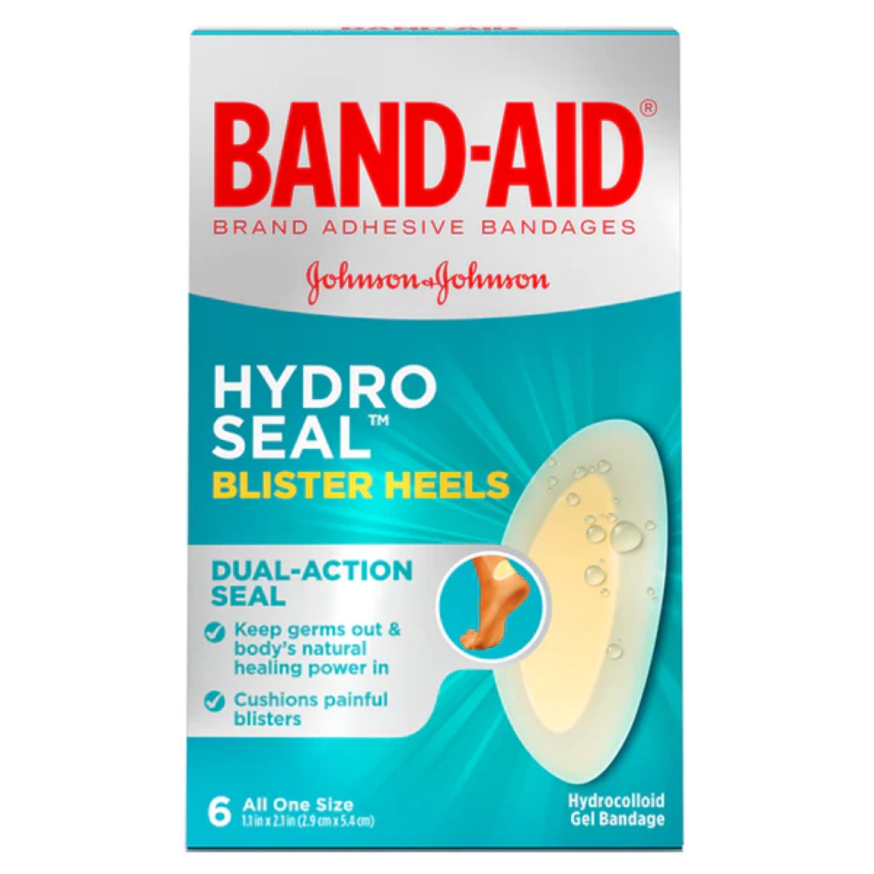 Bandaid Band-aid Hydro Seal Blister Heels