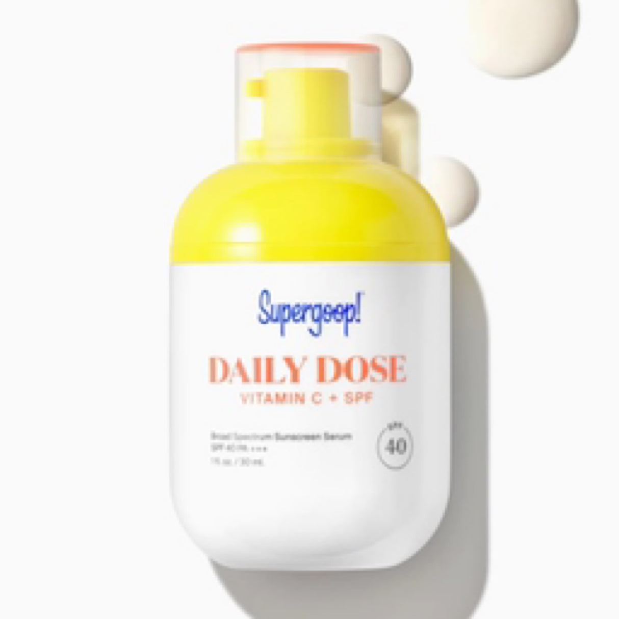 Supergoop Daily Dose Vitamin C Plus SPF 40 Serum 1 oz Serum