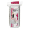 Swisspers Premium White Cotton Oval Pads with Stitched Edge Count