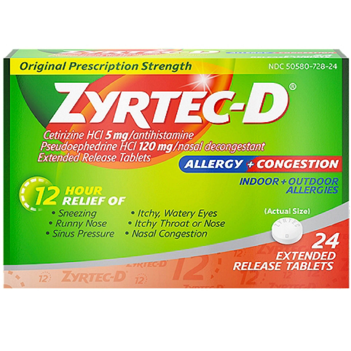 Zyrtec-D allergy+congestion