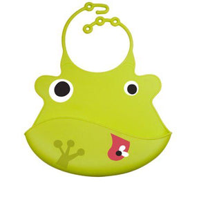 Ulubulu 2-03-1-S-1-002 Frog Silicone Bib