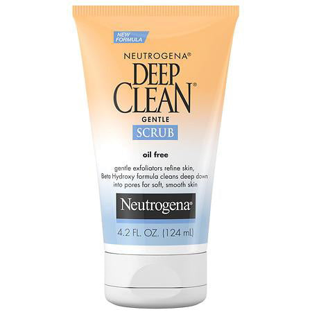 Neutrogena Deep Clean Gentle Facial Scrub Cleanser 4.2 fl. oz