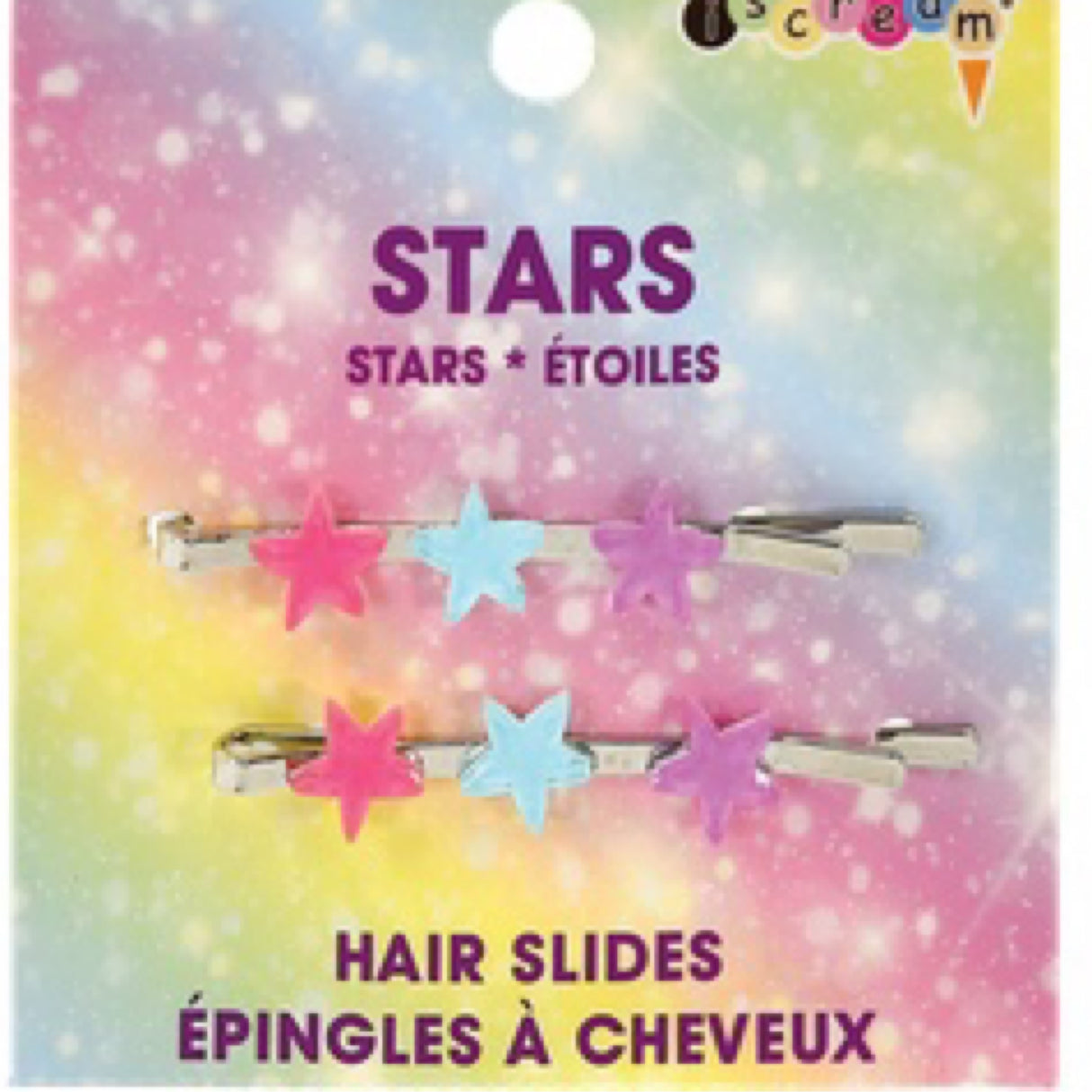 Iscream stars hair slides