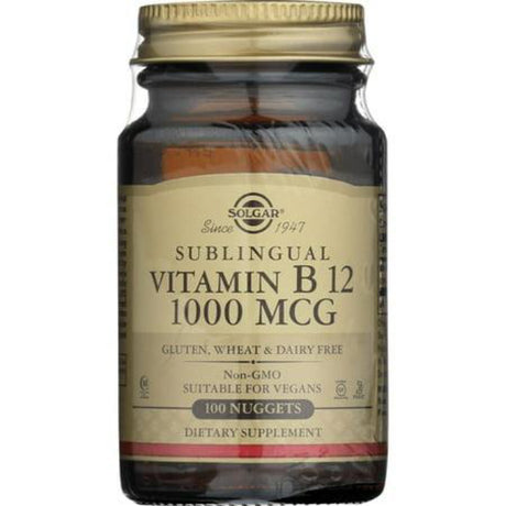 Solgar Sublingual Vitamin B 12 1 000 MCG 100 Tabs