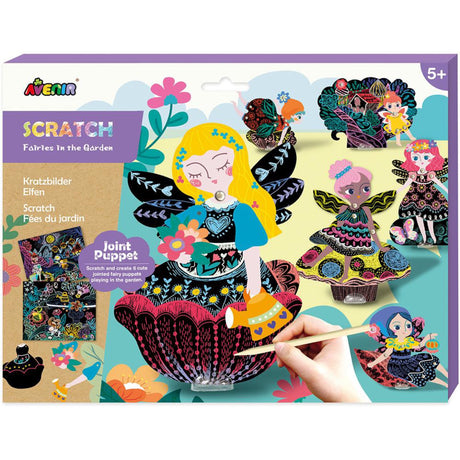 Avenir scratch fairies in the garden