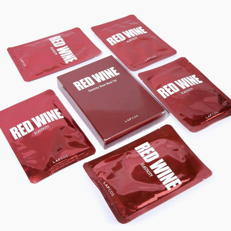 Red Wine Daily Sheet Mask 5-pack - Image 4